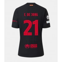 Camiseta Barcelona Frenkie de Jong #21 Segunda Equipación Replica 2024-25 mangas cortas